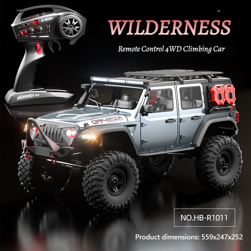 Rc Hobby Grade Car - HB 1/10 4WD R1011 New Upgraded