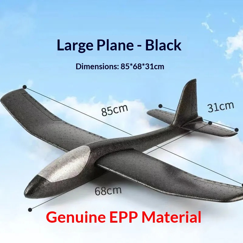 85cm RC Glider Plane for Kids  - Rc Glider Foam Wing ulasan dan harga