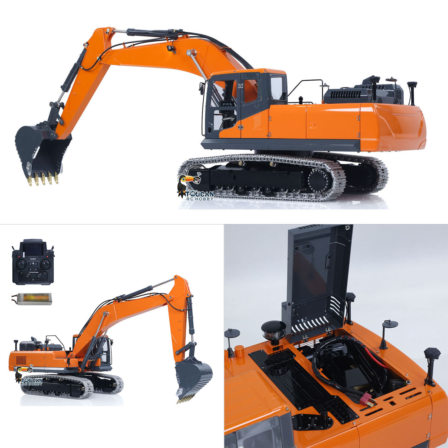 DX350LC LESU 1/14 RC Hydraulic - Rc Excavator Hobby ulasan dan harga