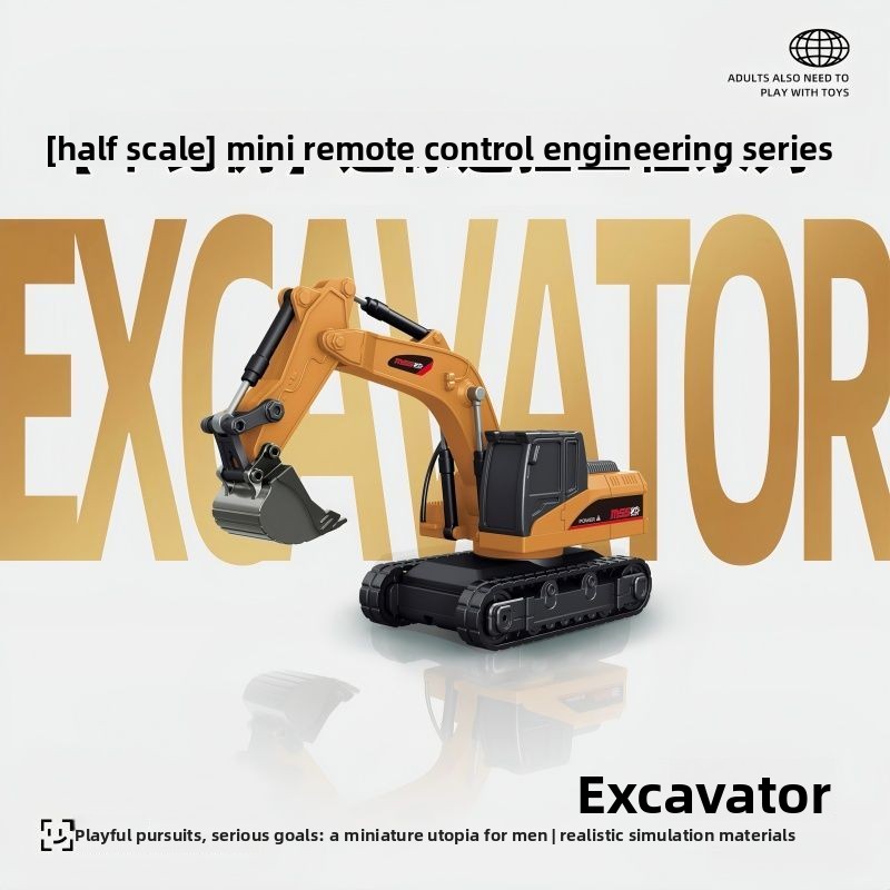 1:64 Metal RC Engineering Car  - Rc Excavator Hobby ulasan dan harga