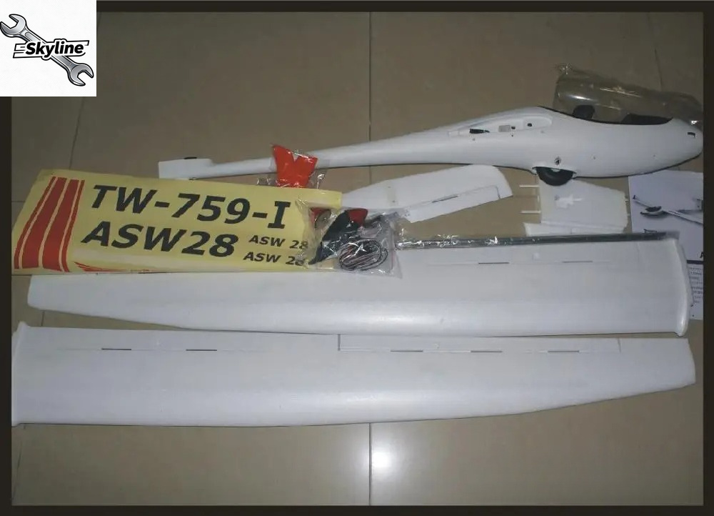 RC ASW28 ASW-28  2540mm Wing S - Rc Glider Foam Wing ulasan dan harga