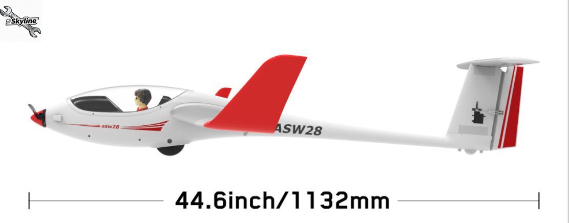 RC ASW28 ASW-28  2540mm Wing S - Rc Glider Foam Wing ulasan dan harga