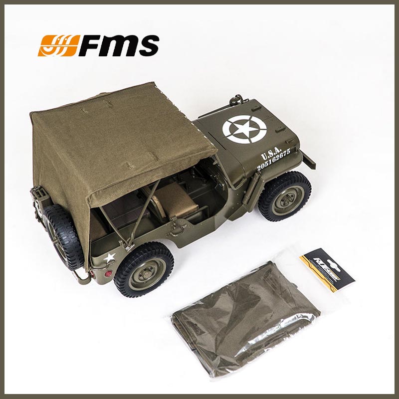 FMS 1/12 C1167 Canvas Roof For - Rc Jeep Hobby ulasan dan harga