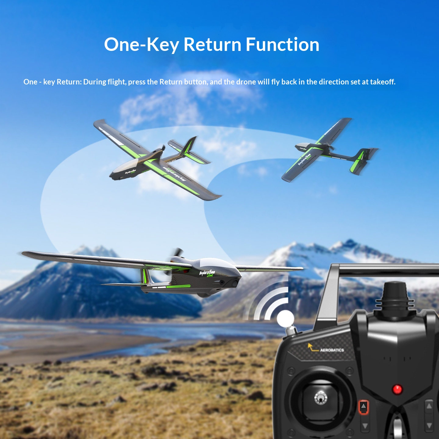 Oulansi Rc Airplane Fixed Wing - Rc Glider Foam Wing ulasan dan harga